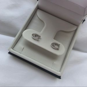 🛍3/30 Coach Signature Crystal Studs